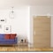 Ekena Millwork Premium Wagon Wheel Horseshoe Barn Door Hardware Set w/ 4' Track for 2 1/4" Doors, Rocket White GB600154H2WRW - alternate 3
